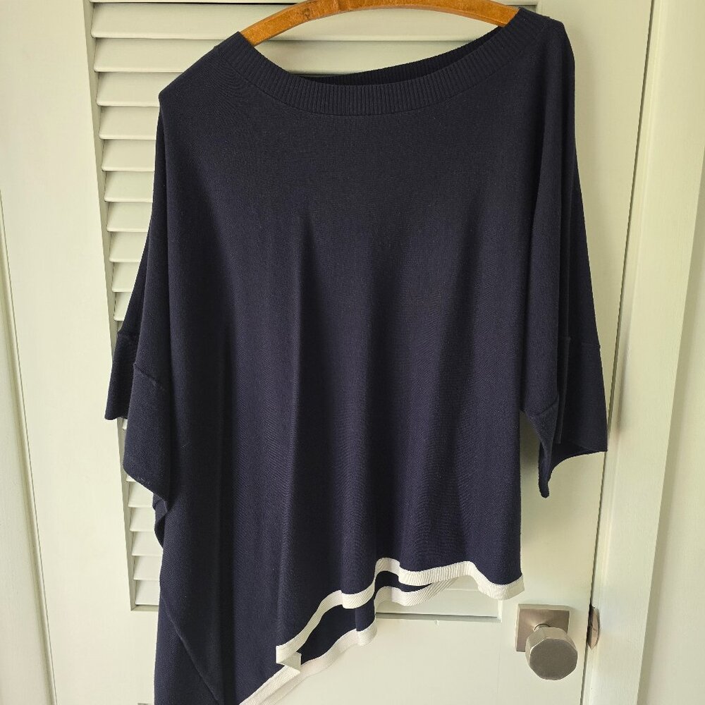 Asymmetrical Vintage Adrienne Vittadini Poncho - image 1